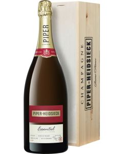 Piper-Heidsieck Essentiel Extra Brut Magnum in Holzkiste